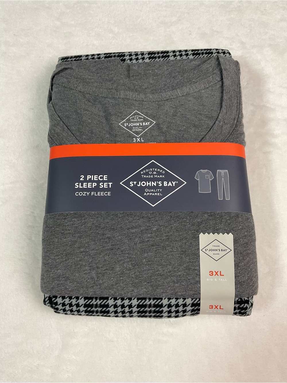St John’s Bay 2 Piece Pajama Set Cozy Fleece 3XL Big & Tall